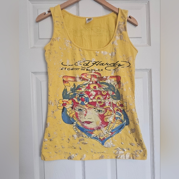Ed Hardy Tank sz L - Picture 1 of 8